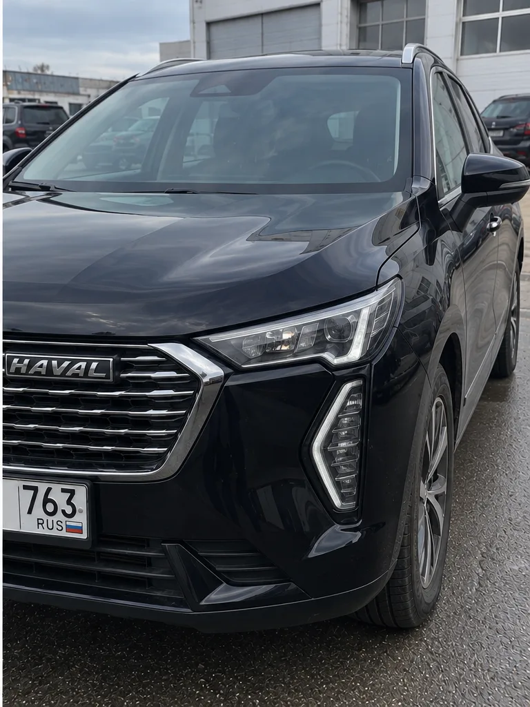 Haval — передний бампер и зеркало — после ремонта
